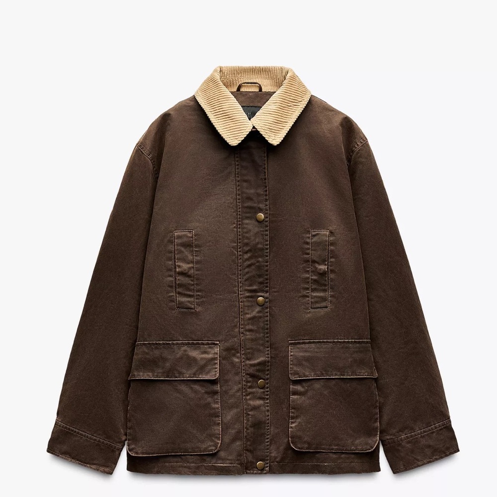Zara Brown Barn Jacket
